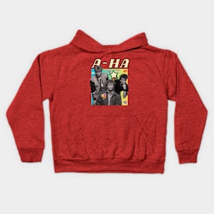 a-ha Pop band  vintage retro style Kids Hoodie